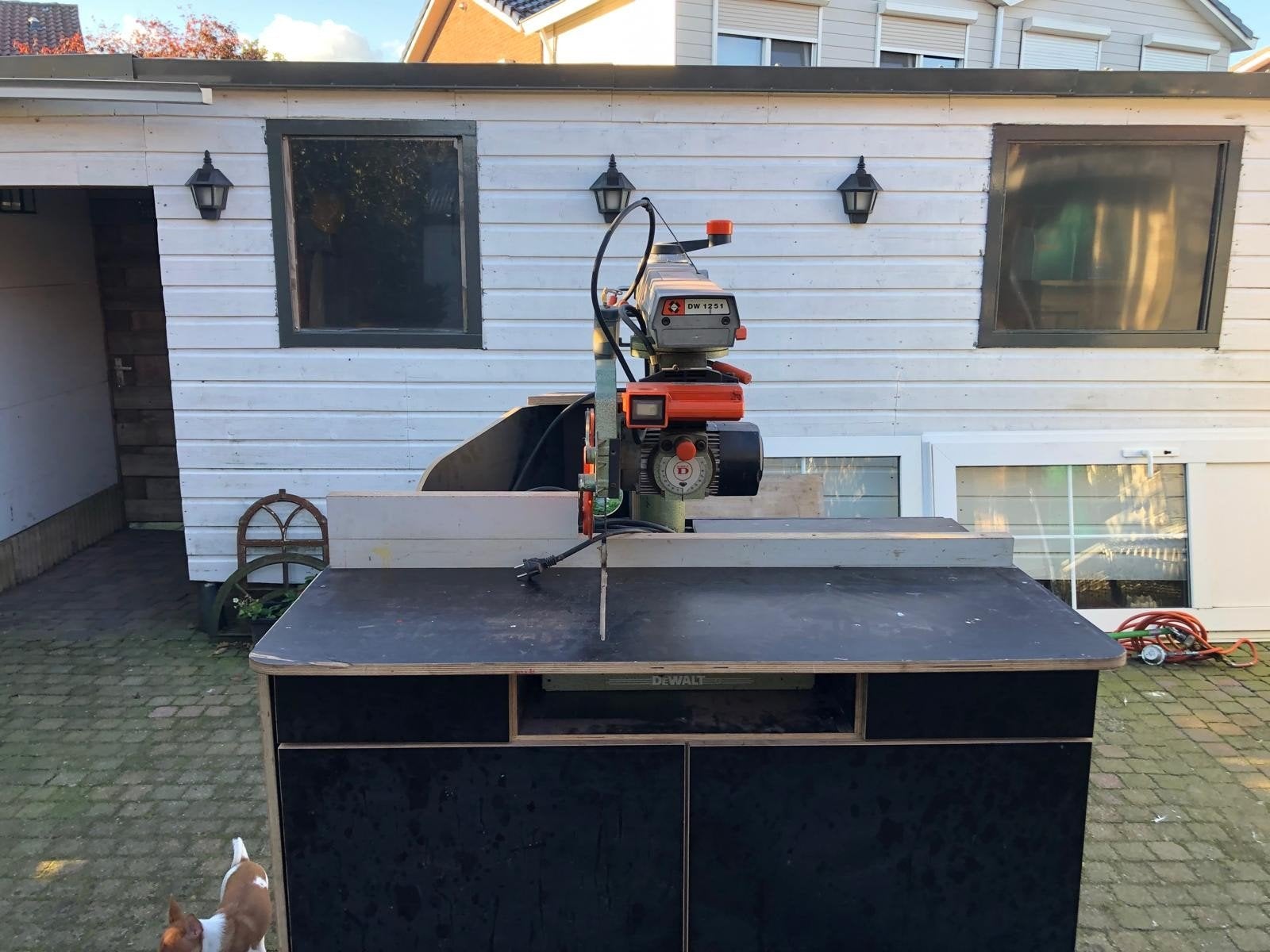 DeWalt DW125 radiaalzaag/afkortzaag, Ophalen, Gebruikt, 70 mm of meer, DeWALT