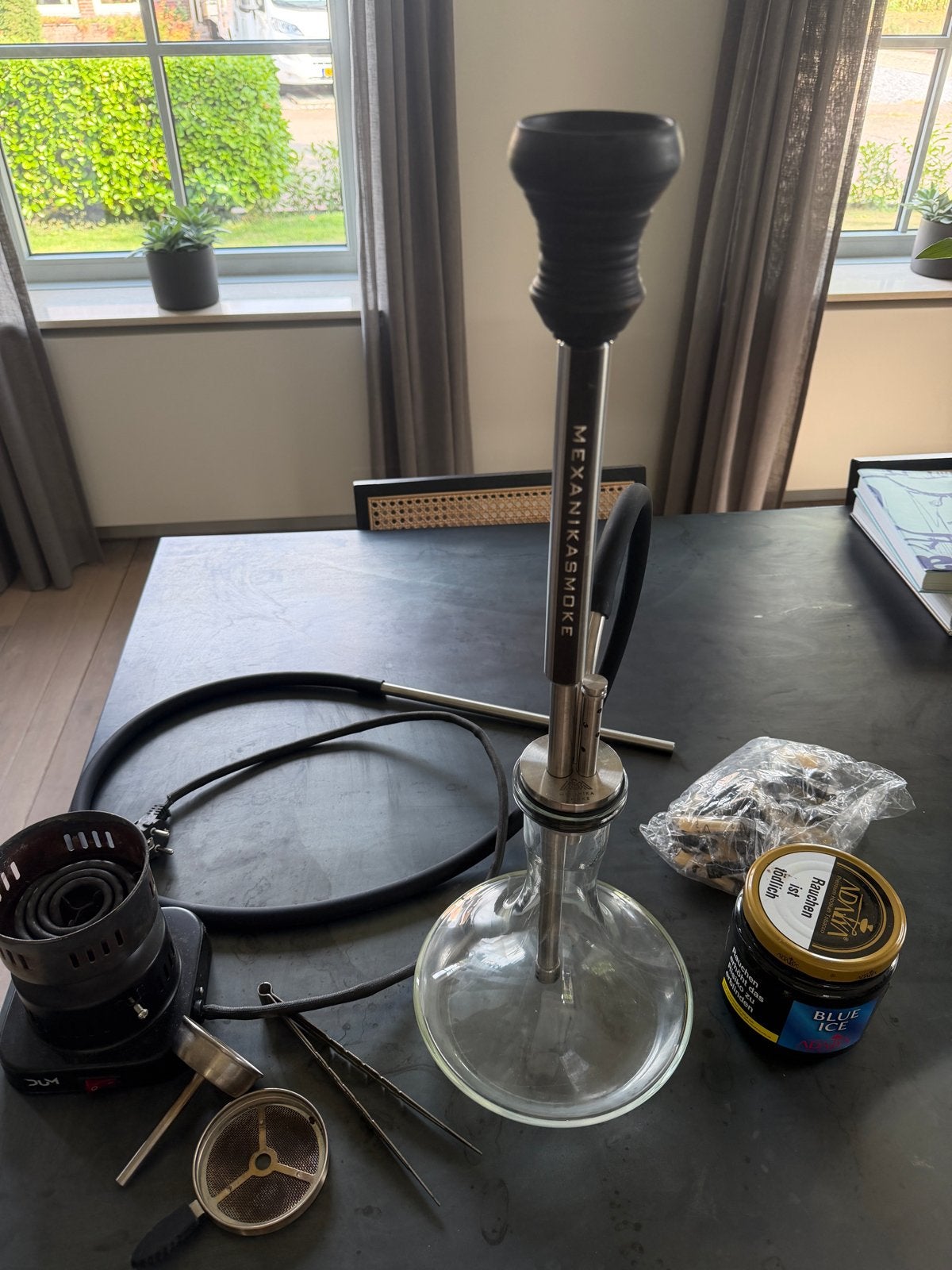 Mexanika smoke STM-A waterpijp hookah, Ophalen of Verzenden, Zo goed als nieuw