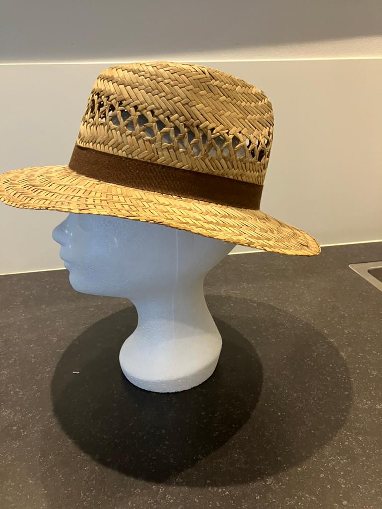 Strohoed heren/dames, Kleding | Heren, Hoeden en Petten, Ophalen of Verzenden, Nieuw, 57 cm (M, 7⅛ inch) of minder, Hoed