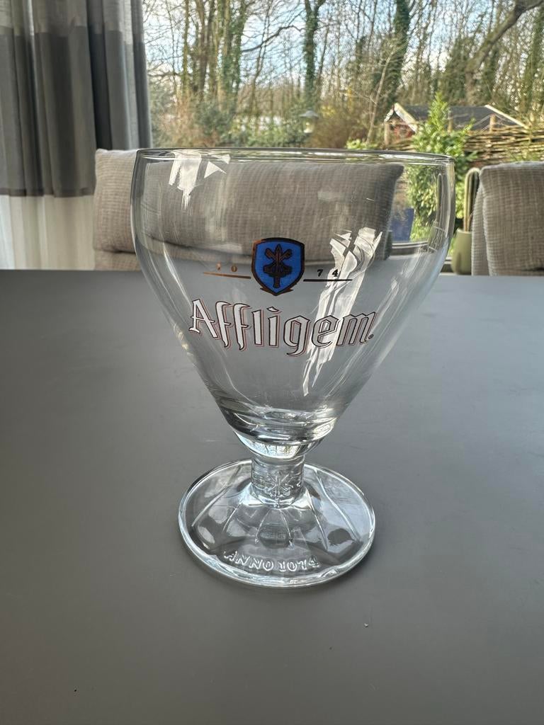Affligem Blond Bierglas - 12stuks Origineel en in Topstaat, Verzamelen, Glas en Borrelglaasjes, Ophalen, Zo goed als nieuw, Bierglas