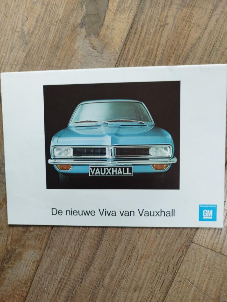 Vauxhall Viva brochure + technische bijlage (1970), Ophalen of Verzenden, Zo goed als nieuw, Vauxhall