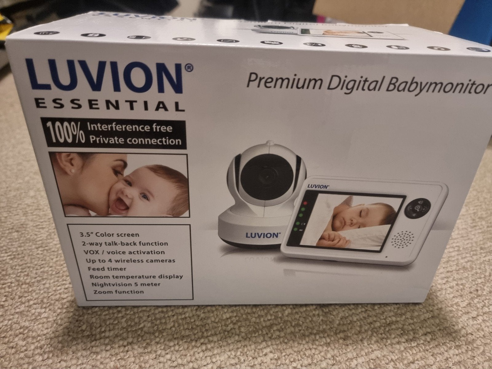 luvion essentiële babyfoon, Ophalen of Verzenden, Gebruikt, Camera