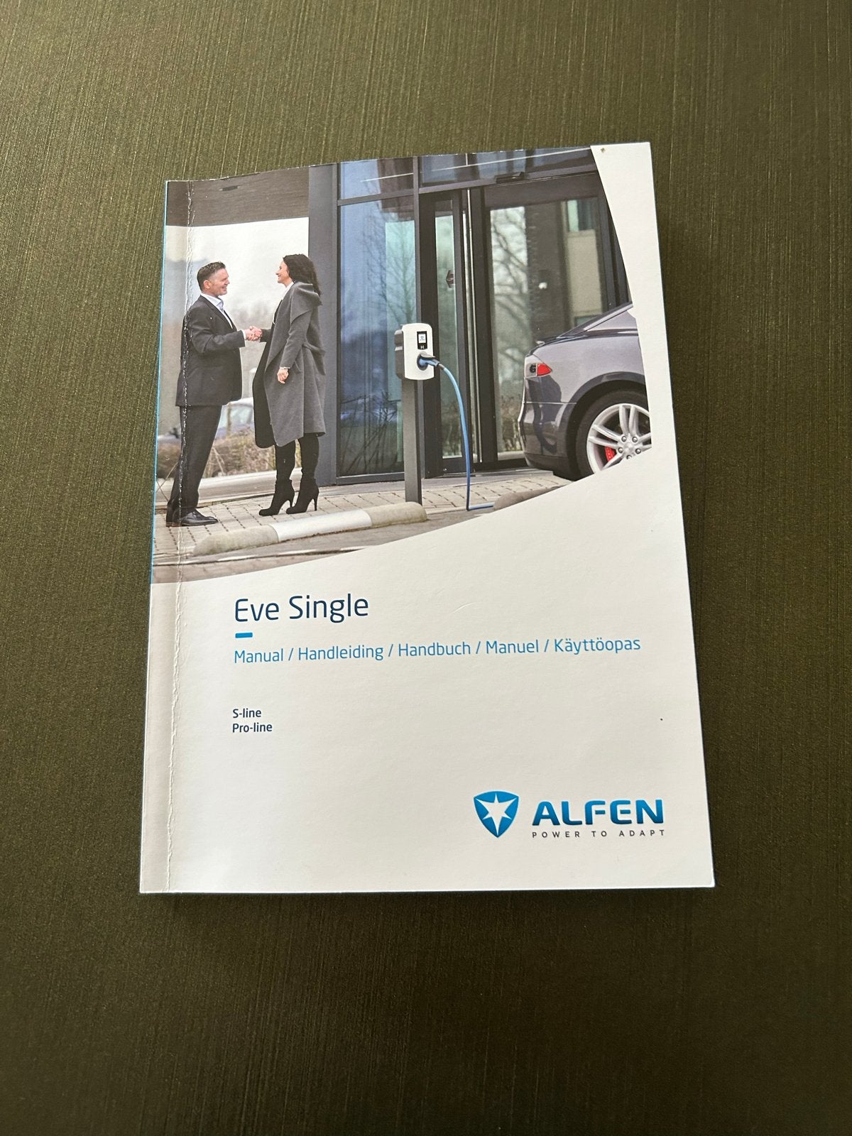 Alfen Eve Single S-line Laadpaal + Handleiding (2024), Auto diversen, Ophalen, Zo goed als nieuw, Laadpaal