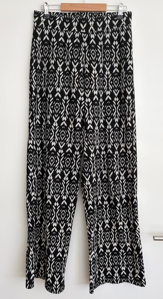 Costes zwart/witte relax broek maat S, Kleding | Dames, Broeken en Pantalons, Zwart, Ophalen of Verzenden, Zo goed als nieuw, Maat 36 (S)