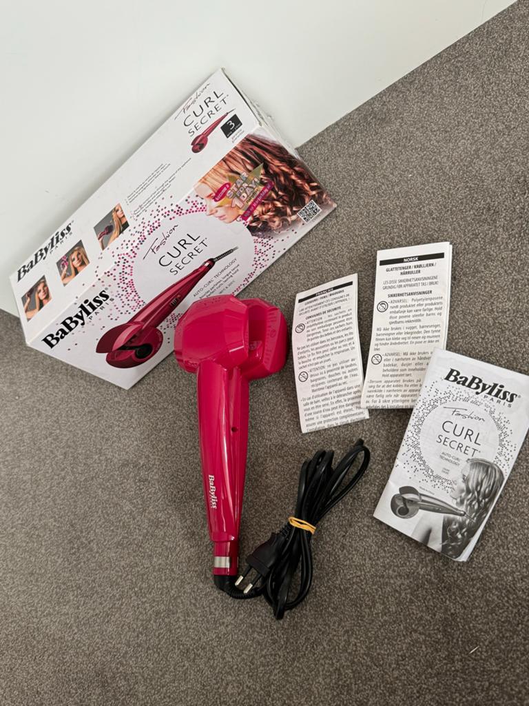 BaByliss Fashion Curl Secret krultang, Ophalen of Verzenden, Zo goed als nieuw, Haarverzorging