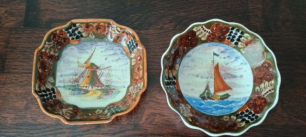Delfts bont schaaltjes, Antiek en Kunst, Ophalen of Verzenden