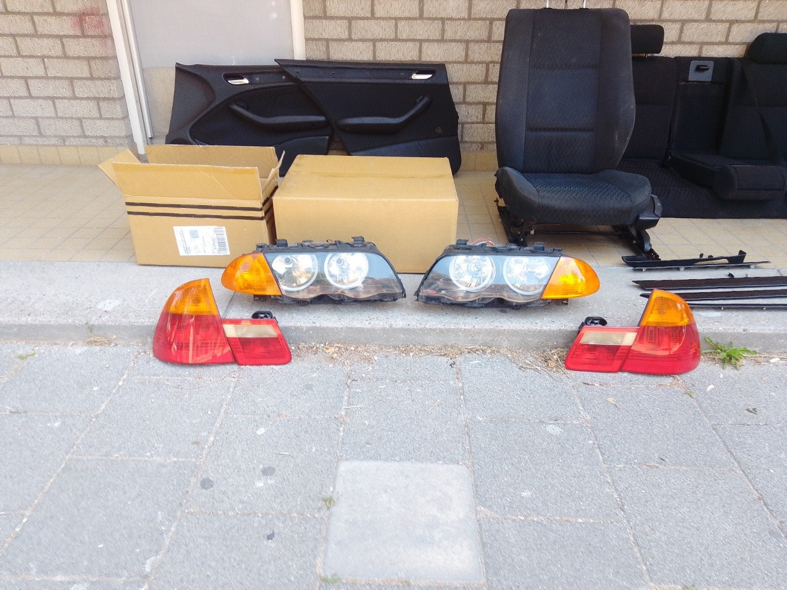 BMW E46 Touring Koplampen en Achterlichten - Bouwjaar 2001, Auto-onderdelen, Ophalen of Verzenden, Gebruikt, BMW