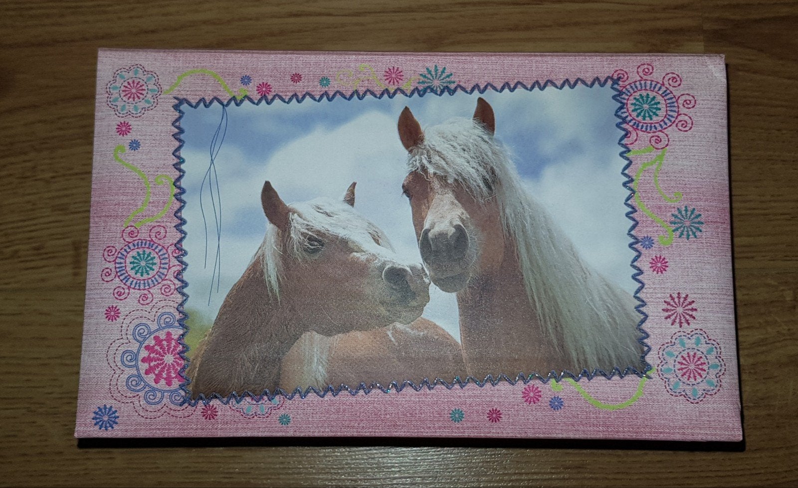 SIERADENKISTJE MET PAARDENPRINT, Ophalen of Verzenden, Zo goed als nieuw