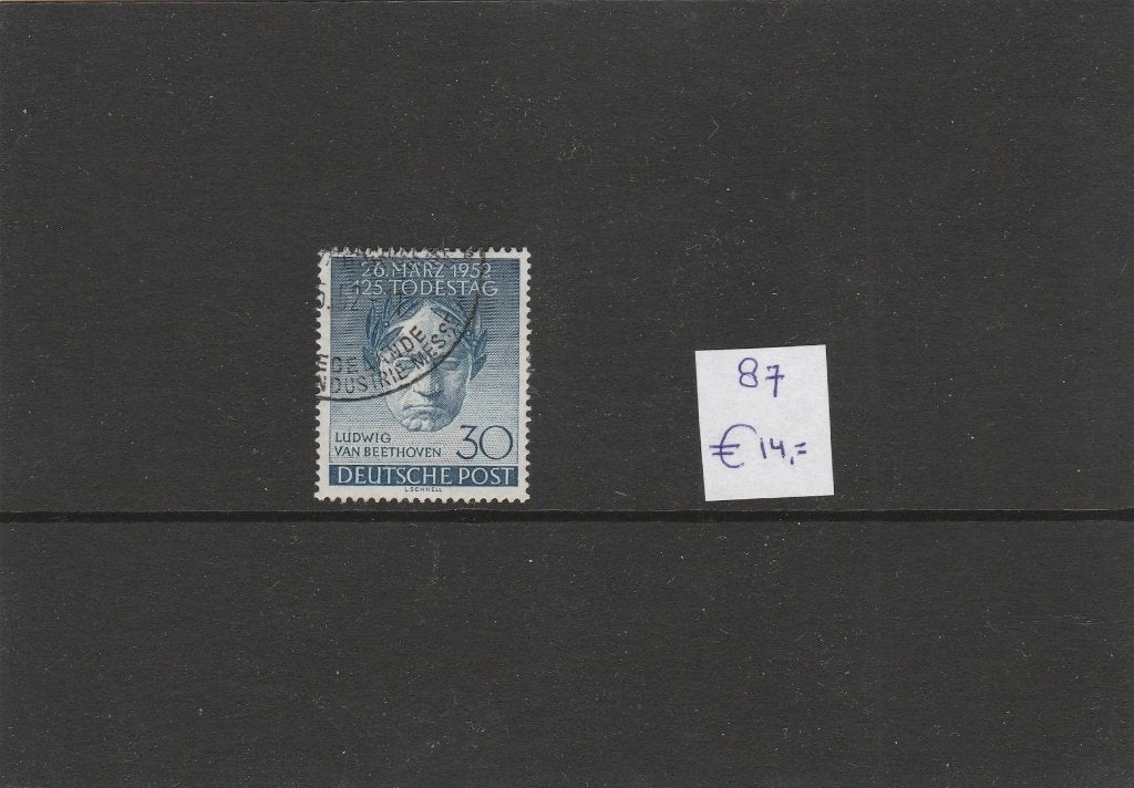deutsche post- mi 87, Ophalen of Verzenden, Overige periodes