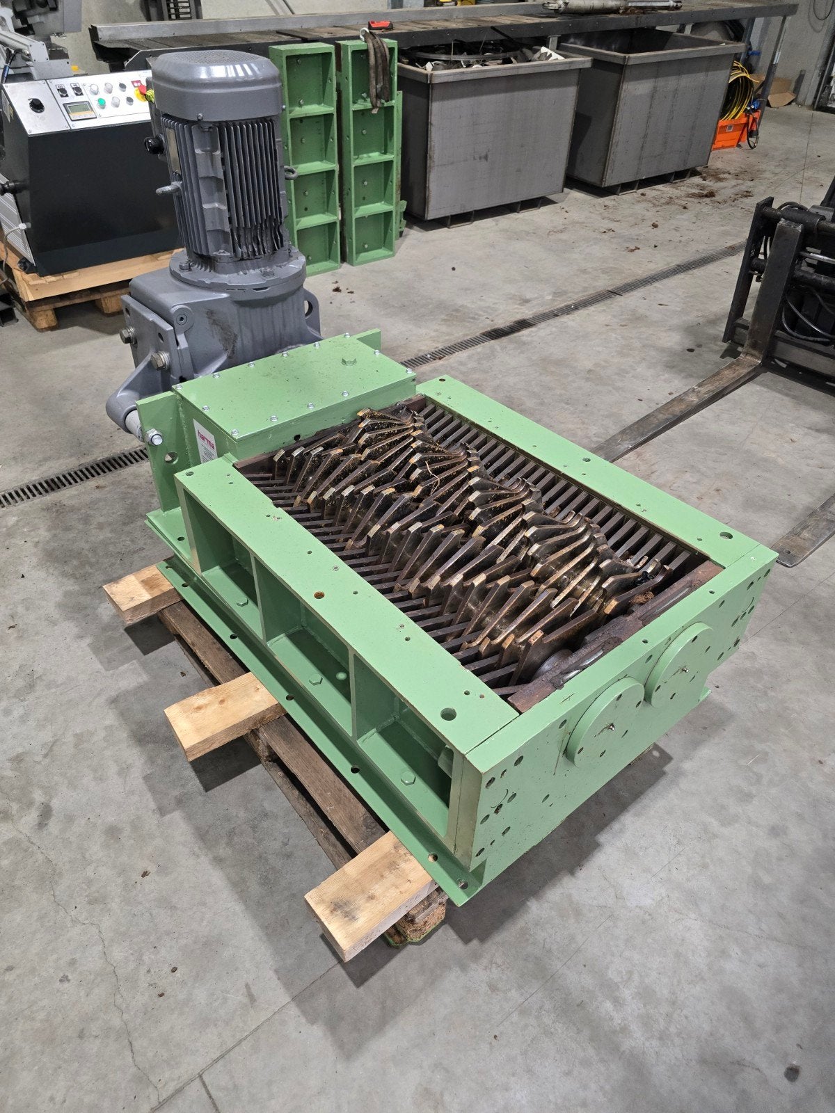 Schredder 800x1000mm, 7,5 kW,, Ophalen of Verzenden