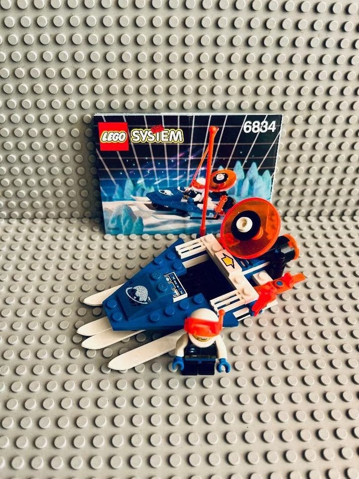 LEGO Space 6834 Celestial sled, Compleet, Gebruikt, Lego, Ophalen of Verzenden