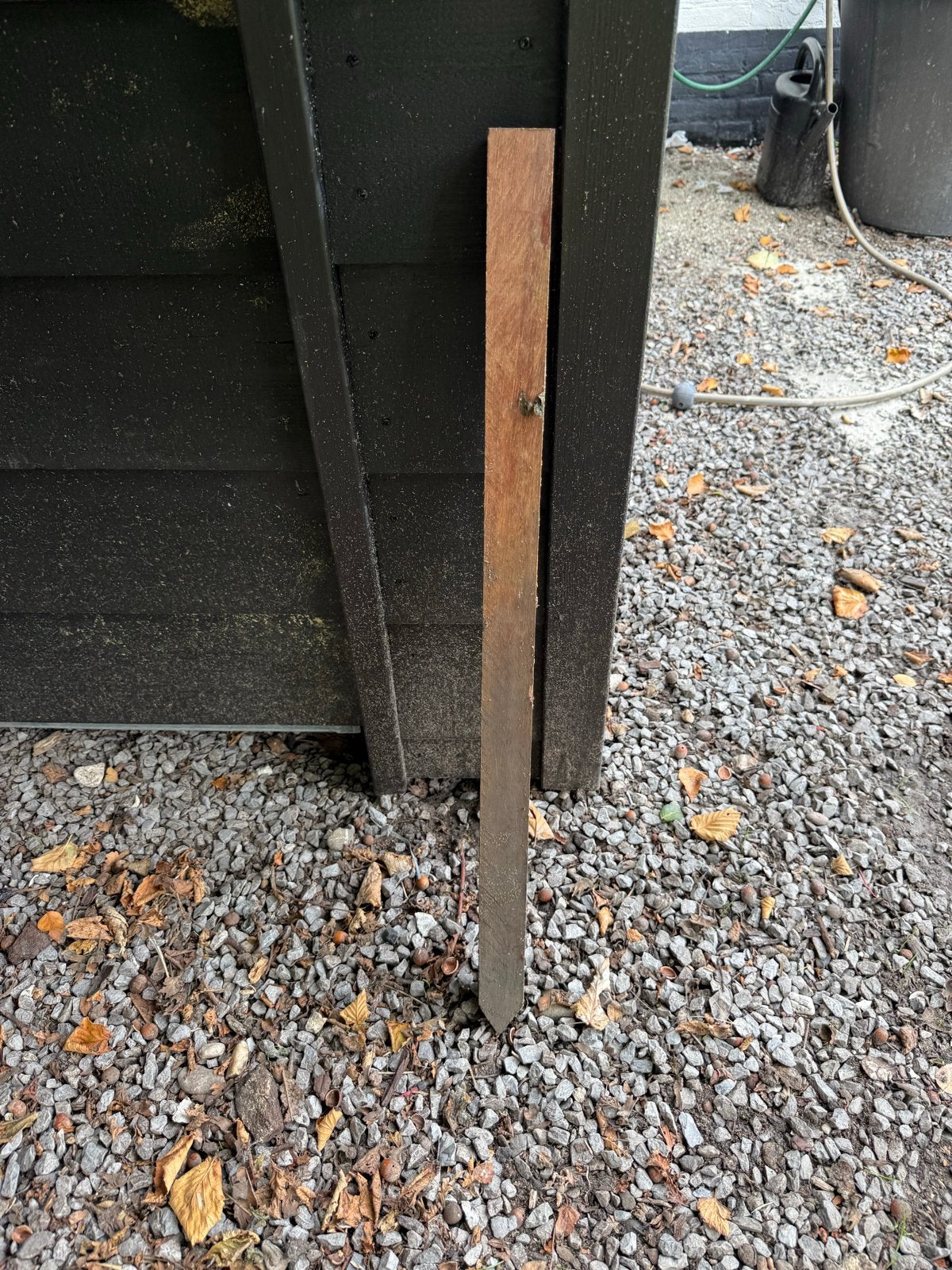 70 Hardhouten Piketpaaltjes 80 cm, Gebruikt, Palen, Ophalen of Verzenden, Hardhout