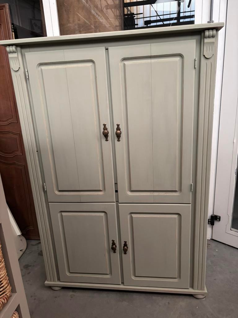 Brocante computerkast / computermeubel, Huis en Inrichting, Kasten | Computermeubels, Ophalen, Studio Larilo, 70 tot 120 cm, 120 tot 170 cm