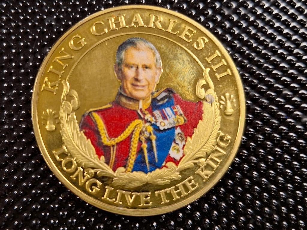 Grote collector munt koning Charles, Ophalen of Verzenden