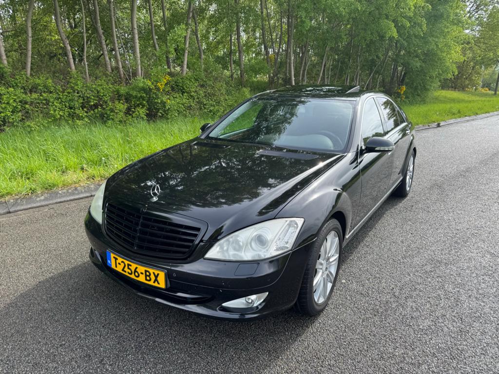 Mercedes-Benz S-Klasse 4.0 CDI S450 Lang AUT 2007 Zwart, Automaat, Achterwielaandrijving, 241 €/maand, 320 pk