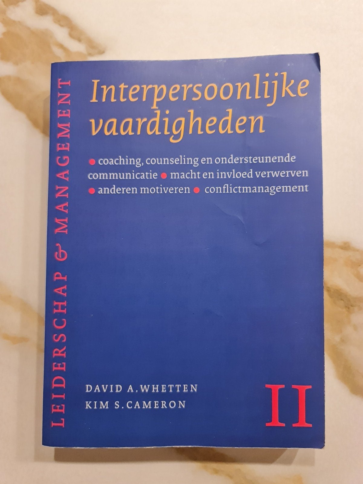 Interpersoonlijke vaardigheden, Ophalen of Verzenden, Zo goed als nieuw, HBO, David. A. Whetten