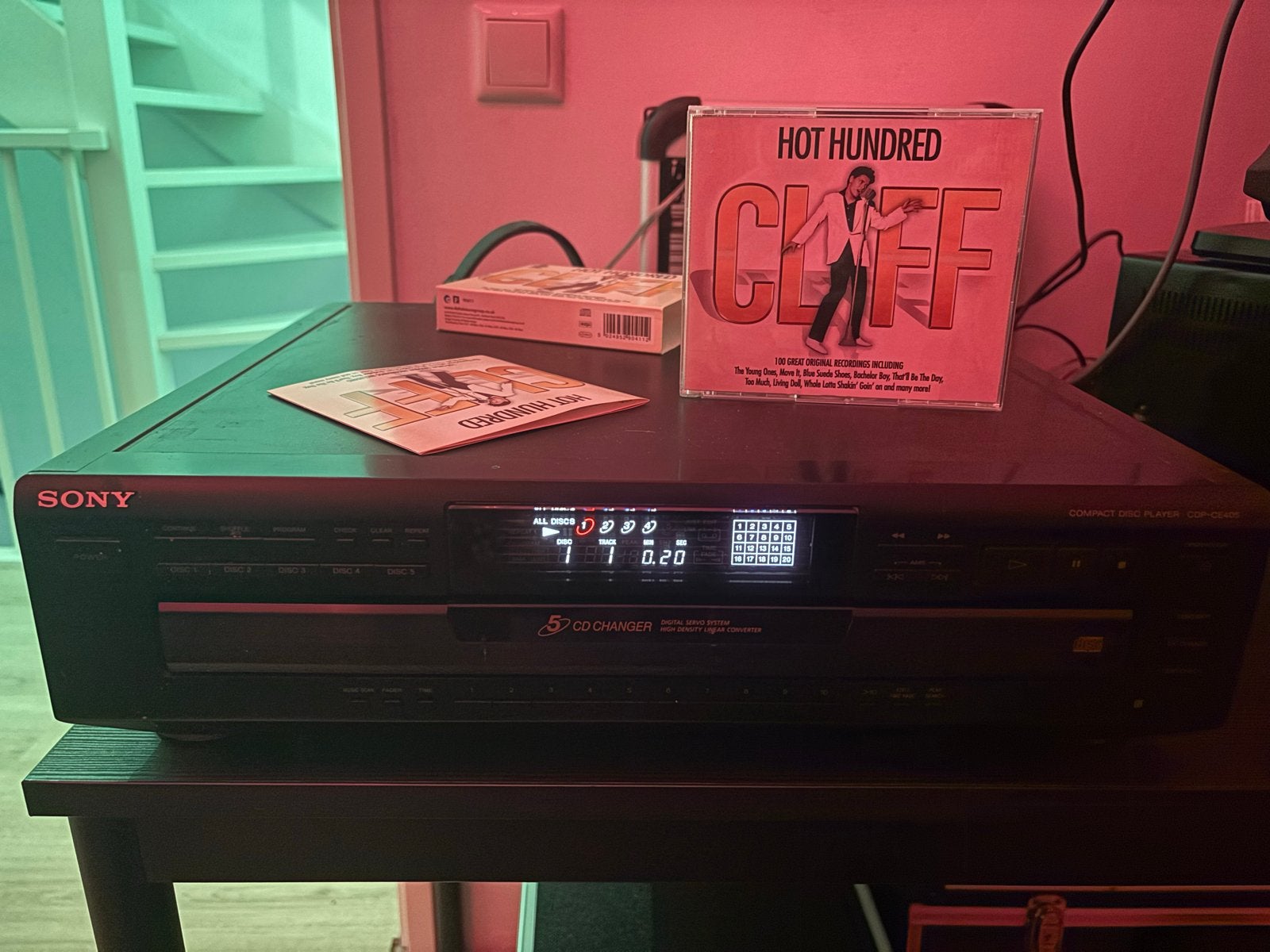 Sony CDP-CE405 5-CD Wisselaar, Ophalen of Verzenden, Zo goed als nieuw, Sony, Wisselaar