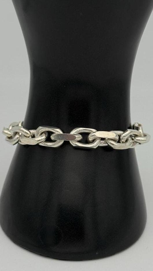 Mooie 925 zilver armband 23 cm massief, Nieuw, Ophalen of Verzenden, Nvt, Nvt