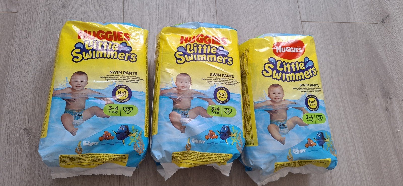 3x Huggies Little Swimmers Zwemluiers Maat 3-4 (7-15kg), Ophalen, Nieuw, Huggies, Jongetje of Meisje