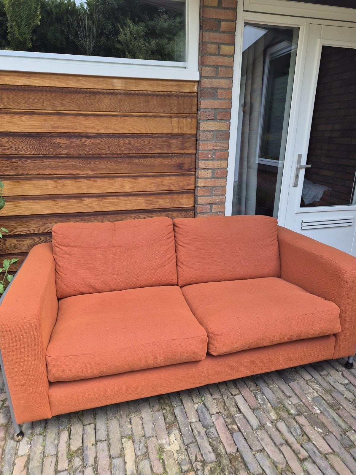 2 zits bankje, Ophalen, Gebruikt, 150 tot 200 cm, Tweepersoons