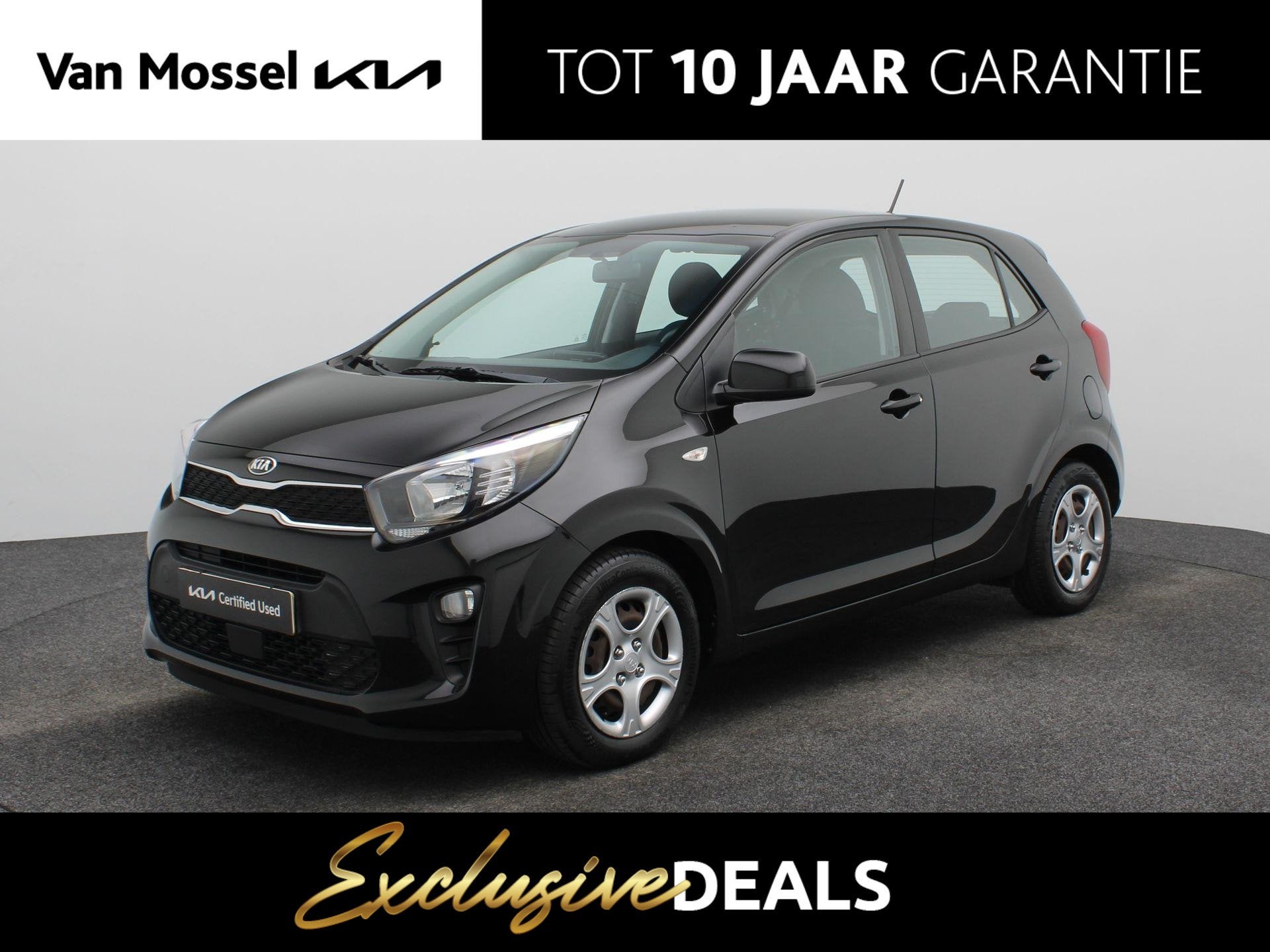 Kia Picanto 1.0 DPi ComfortLine | Airco | Cruise control | B, Stof, Gebruikt, 4 stoelen, Zwart