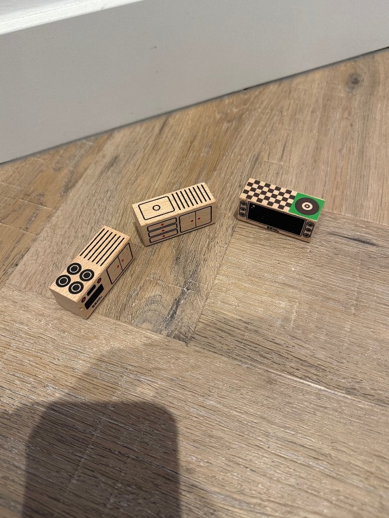 ZGAN Brio houten trein familie huis accessoire set 33941, Ophalen of Verzenden, Zo goed als nieuw
