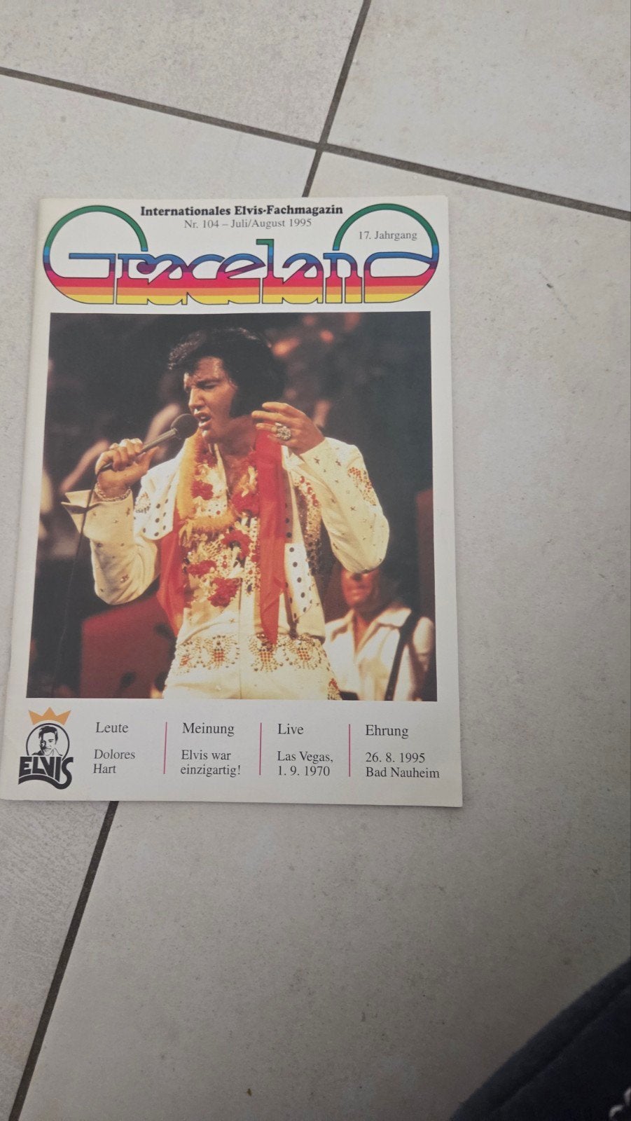 Graceland Elvis Presley Magazine - Juli/Augustus 1995, Ophalen of Verzenden, Gelezen, Muziek, Film of Tv