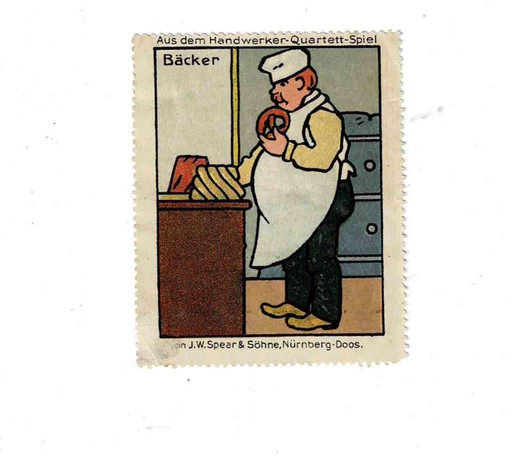Oude Duitse sluitzegel  "BÄCKER", Verzamelen, Verzenden, Overige typen