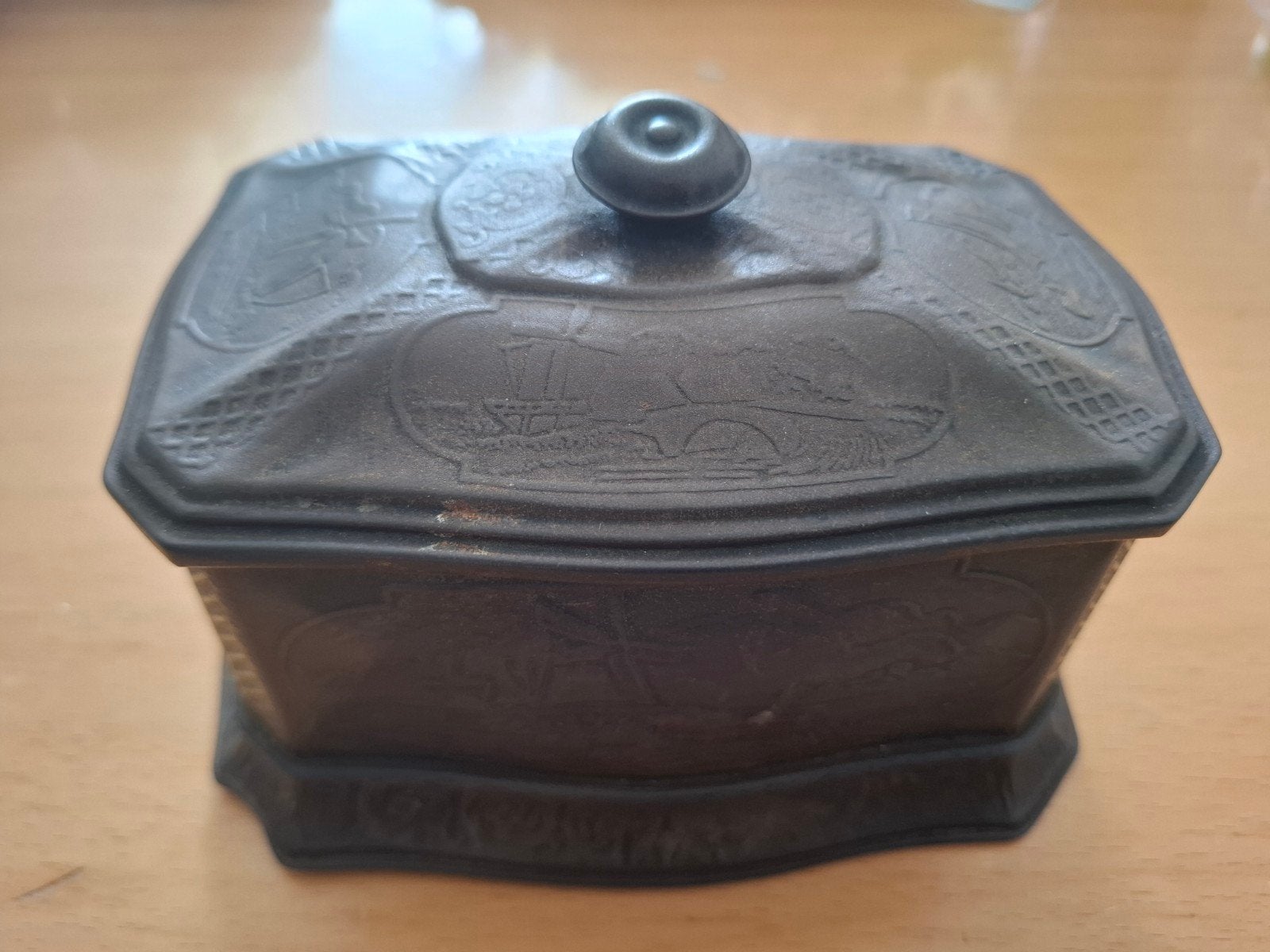 Oud Douwe Egberts blik, Ophalen of Verzenden, Gebruikt, Koffie, Douwe Egberts