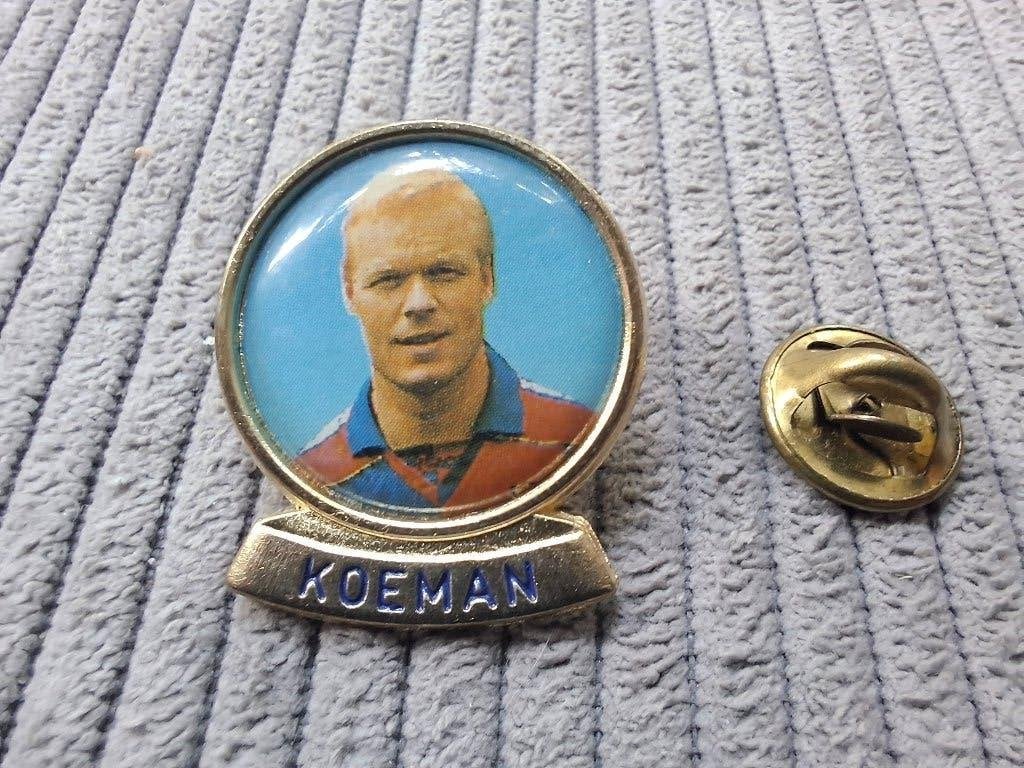 Pin Ronald Koeman FC Barcelona (90s), Ophalen of Verzenden, Nieuw, Sport