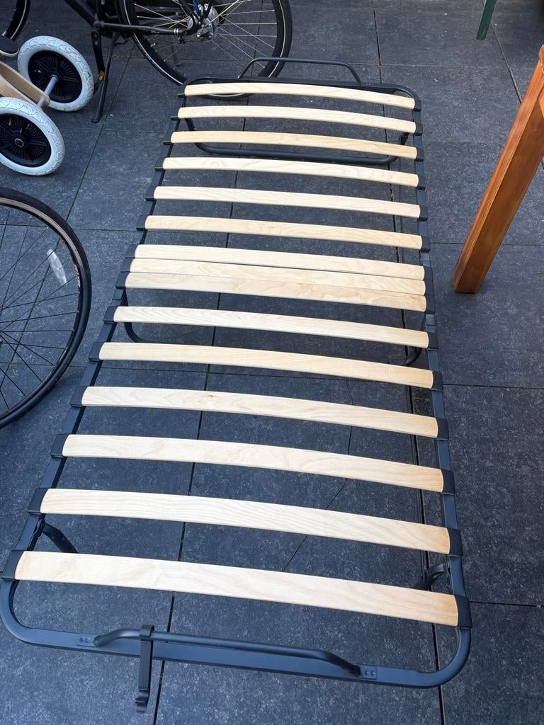 Logeerbed 80x200 - Zo goed als nieuw, Eenpersoons, Ophalen of Verzenden, Zo goed als nieuw, 80 cm