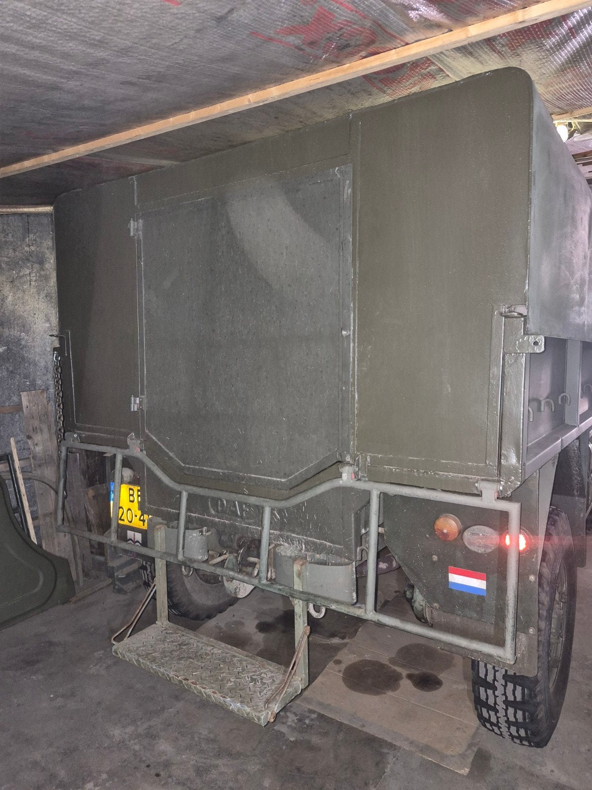 radiobak daf ya 126  zelfbouw, Verzamelen, Ophalen, Landmacht, Nederland