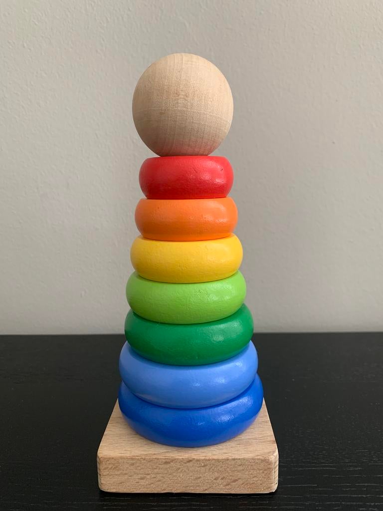 Playtive stapeltoren met nummers, Kinderen en Baby's, Speelgoed | Babyspeelgoed, Ophalen of Verzenden, Gebruikt, Overige typen