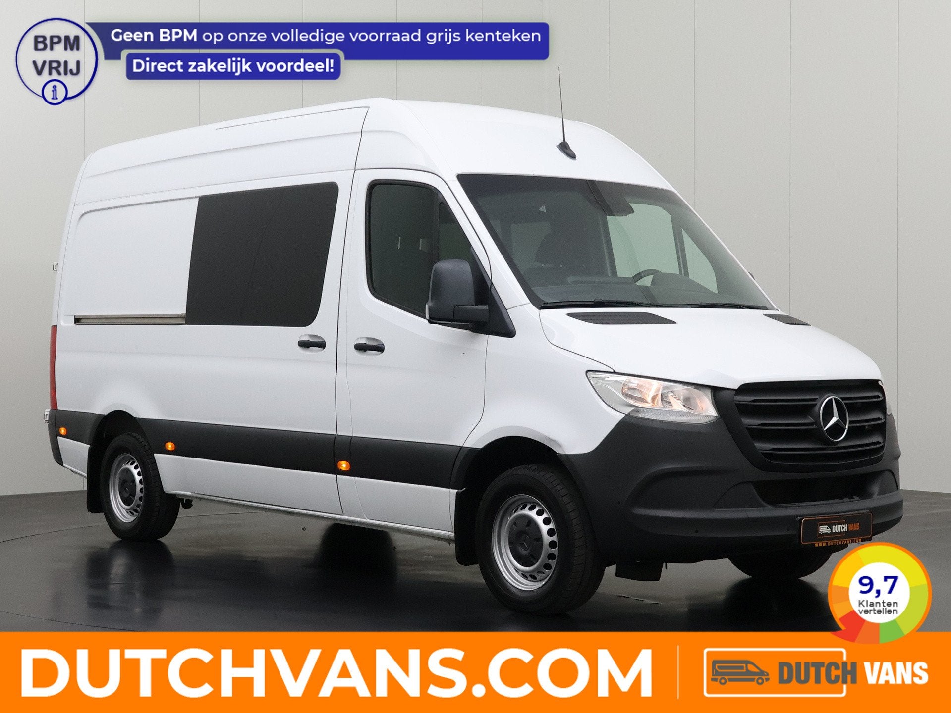 Mercedes-Benz Sprinter 315CDI Dubbele Cabine L2H2 | Werkplaa, Dealer onderhouden, Gebruikt, Euro 6, Elektrische ramen
