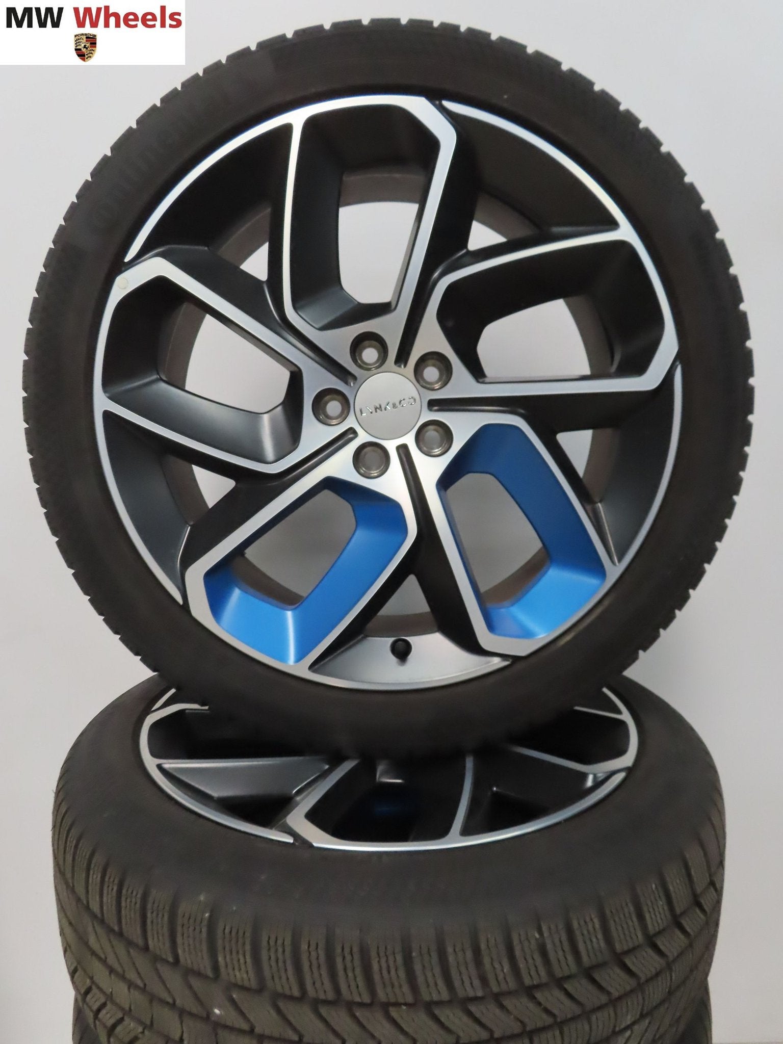Lynk en Co 20 inch velgen met Continental winterbanden, Gebruikt, -, -, Banden en Velgen