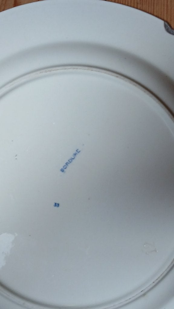 Maastrichts keramieken schaal 37 cm Petrus Regout, Ophalen