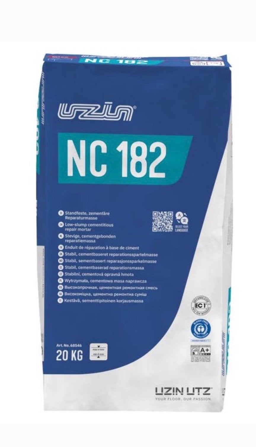 UZIN NC 182 Cementgebonden Reparatie Mortel 20 KG, Ophalen, Nieuw