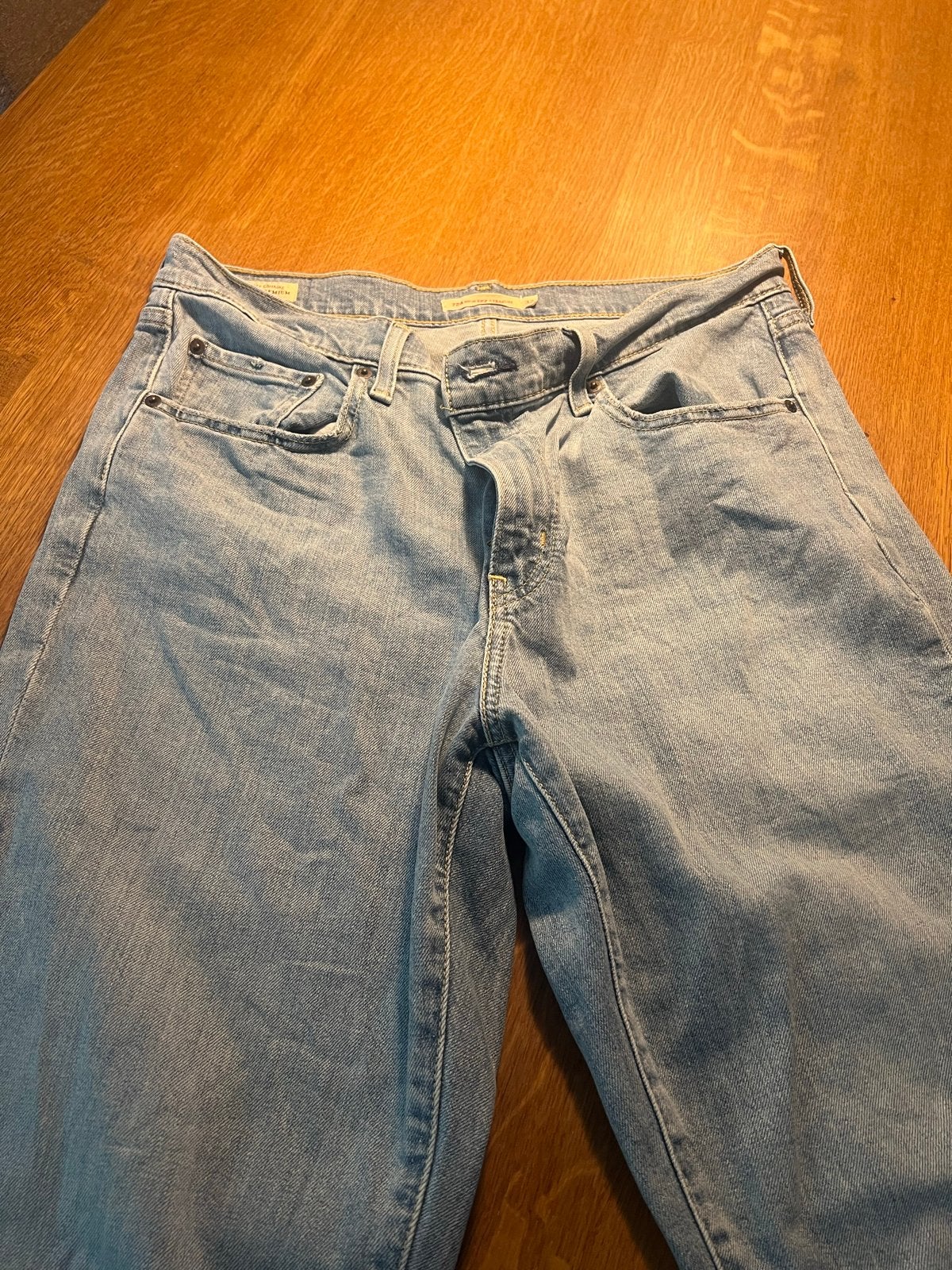 Levi's 724 High Rise Straight damesjeans - maat 32/32, Maat 38/40 (M), Blauw, Ophalen of Verzenden, Zo goed als nieuw