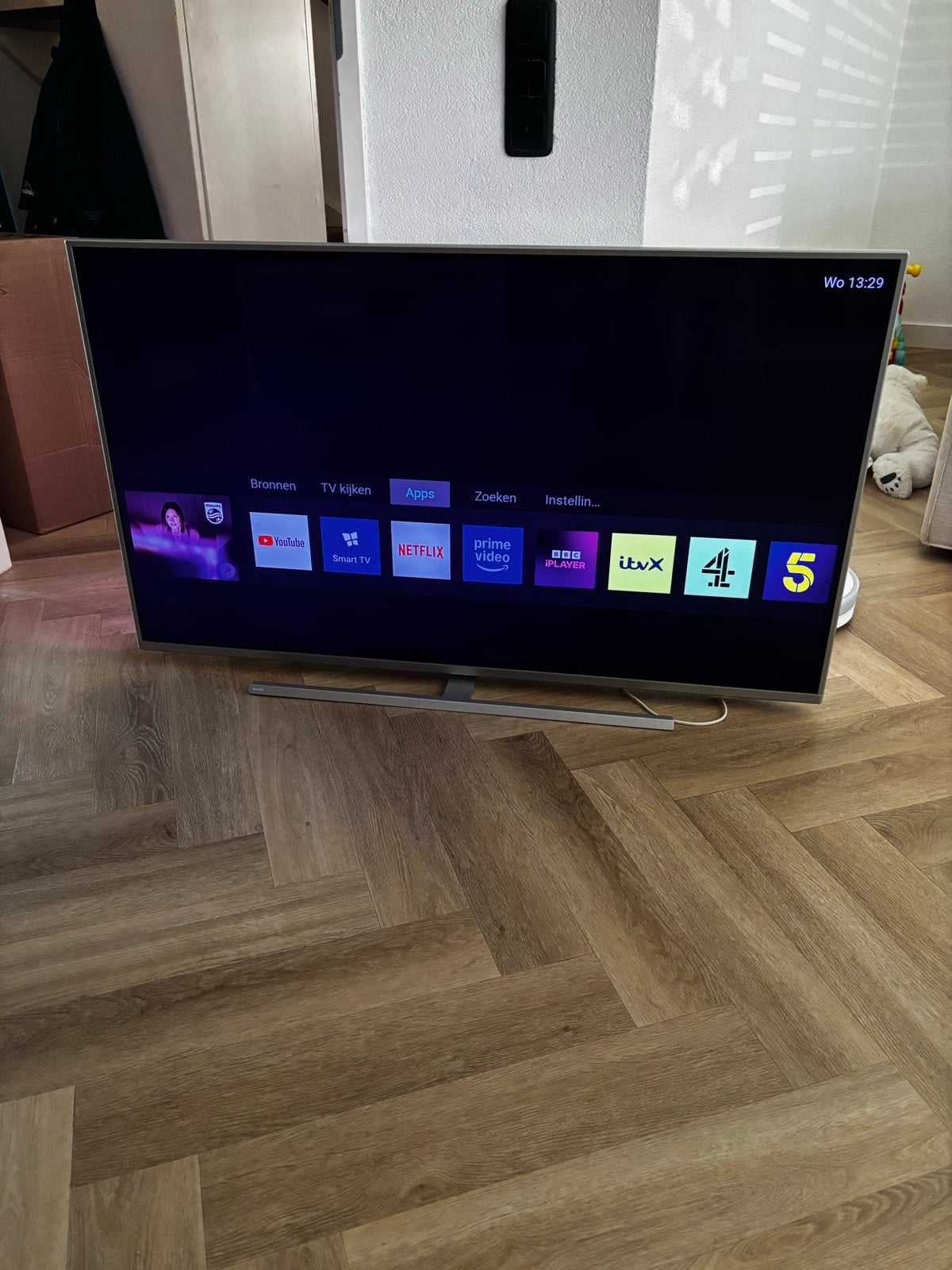 Philips Ambilight 58 inch Smart TV, Audio, Tv en Foto, Ophalen, Philips, 50 Hz, Zo goed als nieuw