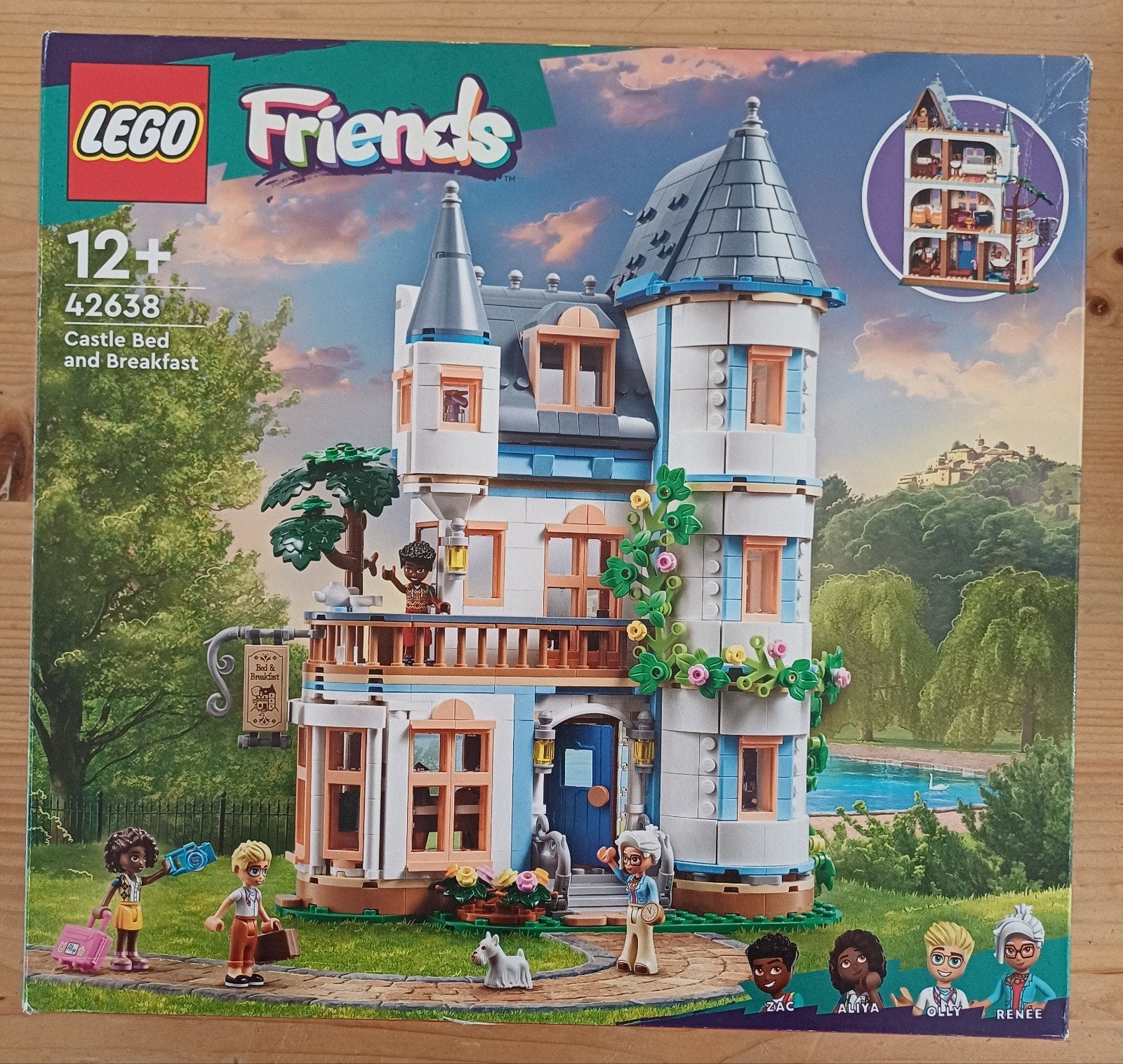 lego friends, 42638, kasteel bed and breakfast, Ophalen of Verzenden, Zo goed als nieuw