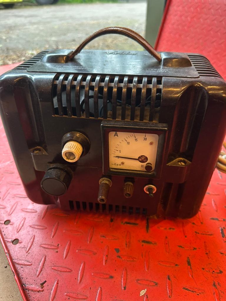 Vintage Votlin Spannungs-Gleichhalter Acculader alleen halen, Ophalen of Verzenden, Gebruikt