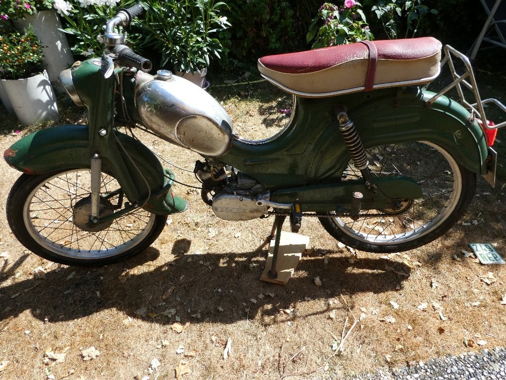 GRITZNER BROMFIETS  Monza 1960 2 GANG Zeldzaam, Maximaal 45 km/u, 47 cc, 2 versnellingen, Ophalen