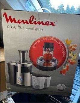 Moulinex Easy Fruit Sapcentrifuge - Nieuw in doos, Ophalen of Verzenden, Nieuw, Elektrisch, Sapcentrifuge