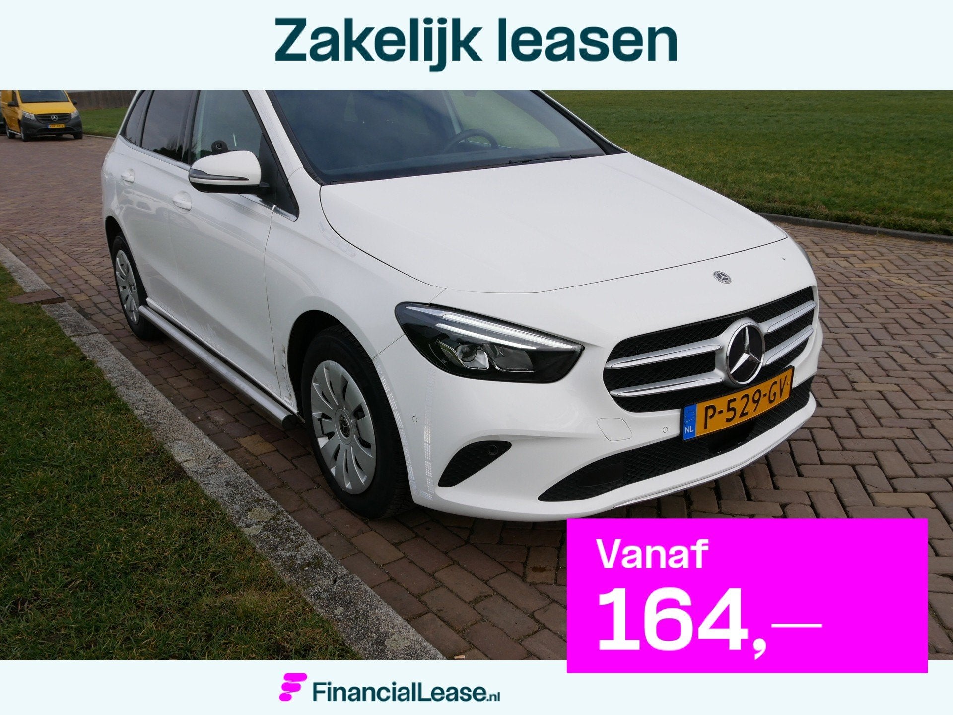 Mercedes-Benz B-klasse 200d AUT AC CAMERA 2022 * EX POLICE M, Stof, Gebruikt, 4 cilinders, 150 pk