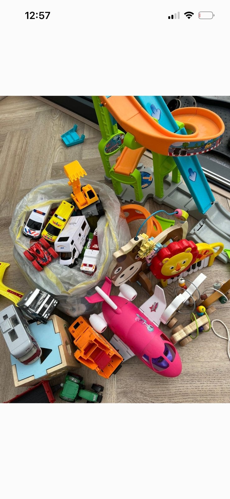 Speelgoed-autos-fiets, Kinderen en Baby's, Ophalen, Zo goed als nieuw, Handmatig, Overige merken