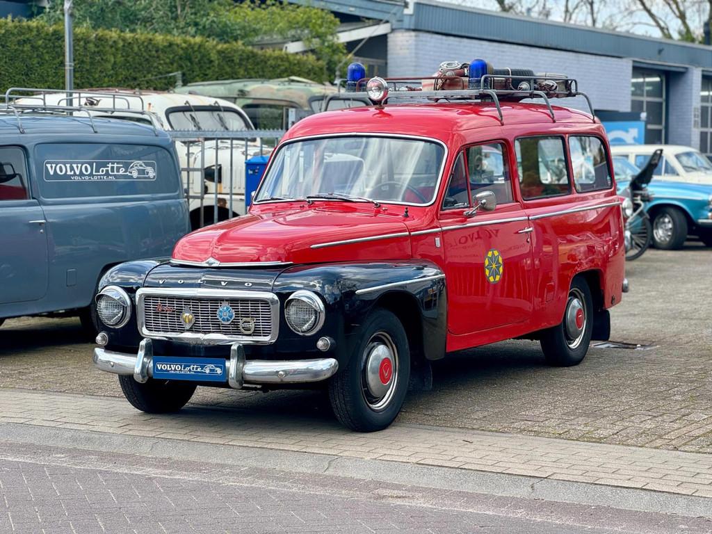 Volvo P210 Duett Brandweerwagen met roofrack en accessoires, Auto's, Gebruikt, Overige modellen, Origineel Nederlands, Bedrijf