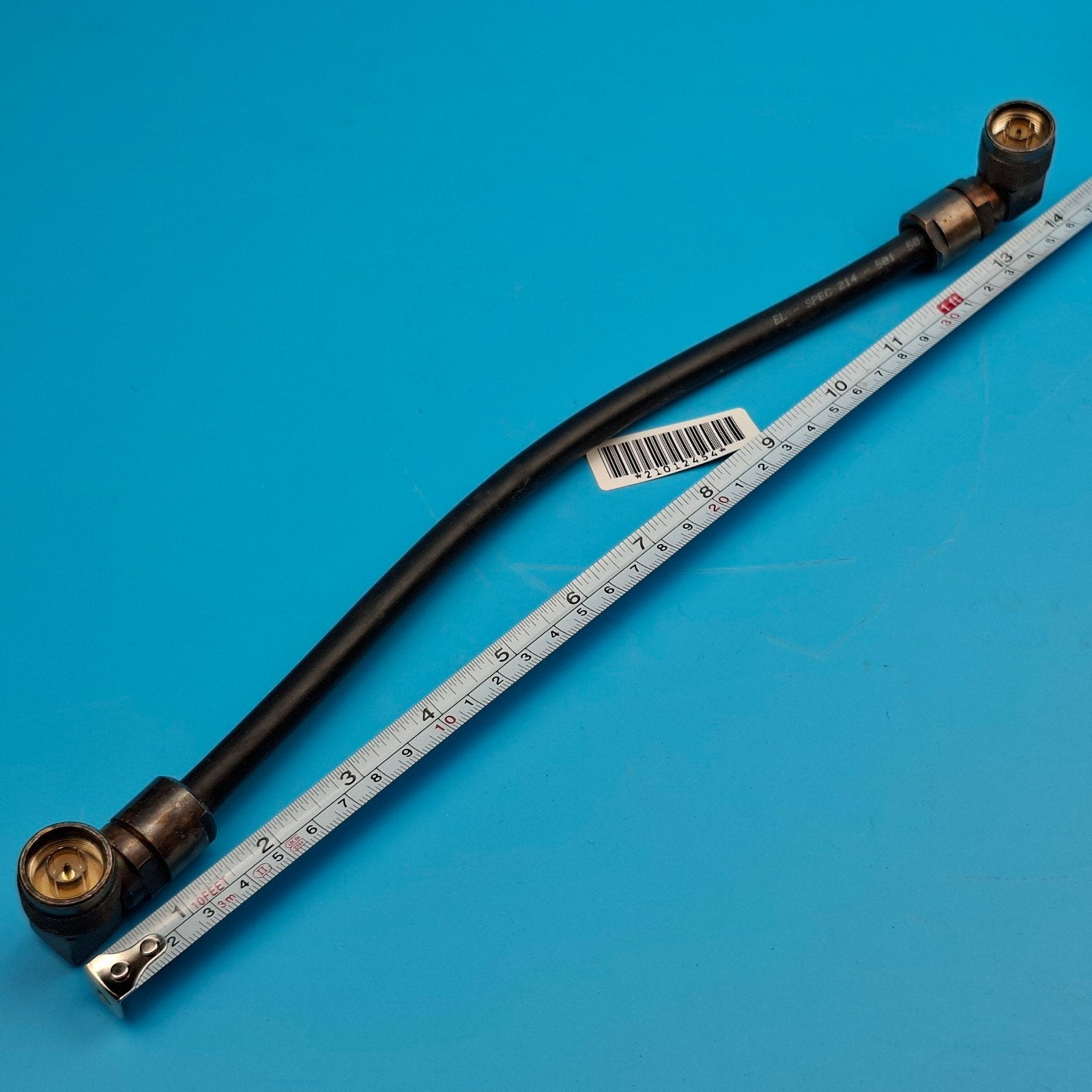 Coax kabel N-N haaks 35 cm, Ophalen of Verzenden, Gebruikt, Zender en Ontvanger