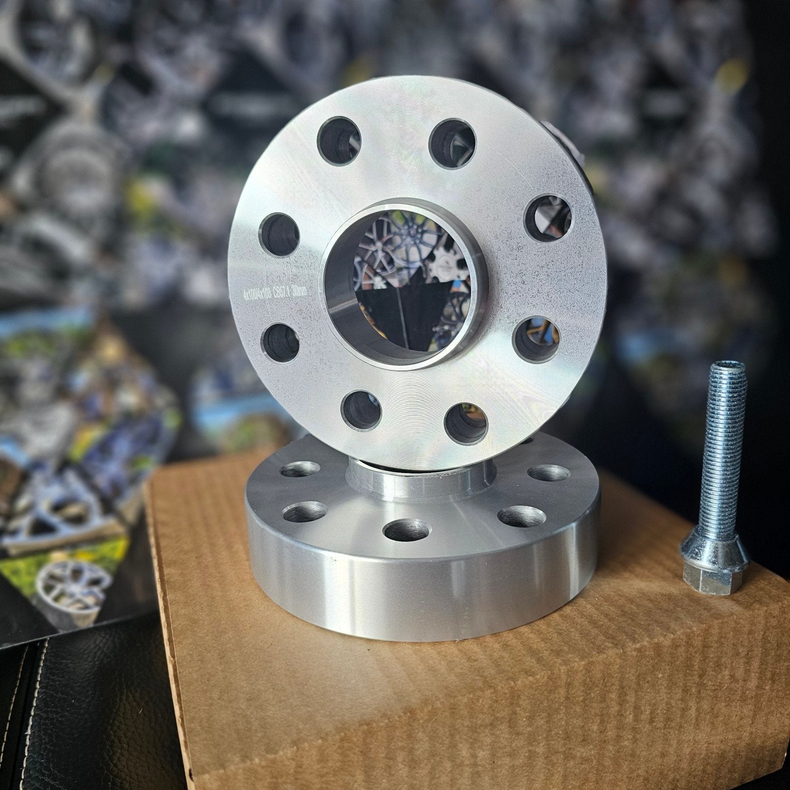 Spoorverbreders spacers Golf 1 4x100 57,1  30mm, Ophalen of Verzenden