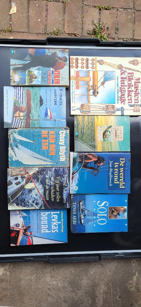 Boeken over zeilen. verhalen en leer boeken., Boeken, Partijen en Verzamelingen, Ophalen, Gelezen, Sport, Hobby en Vrije tijd