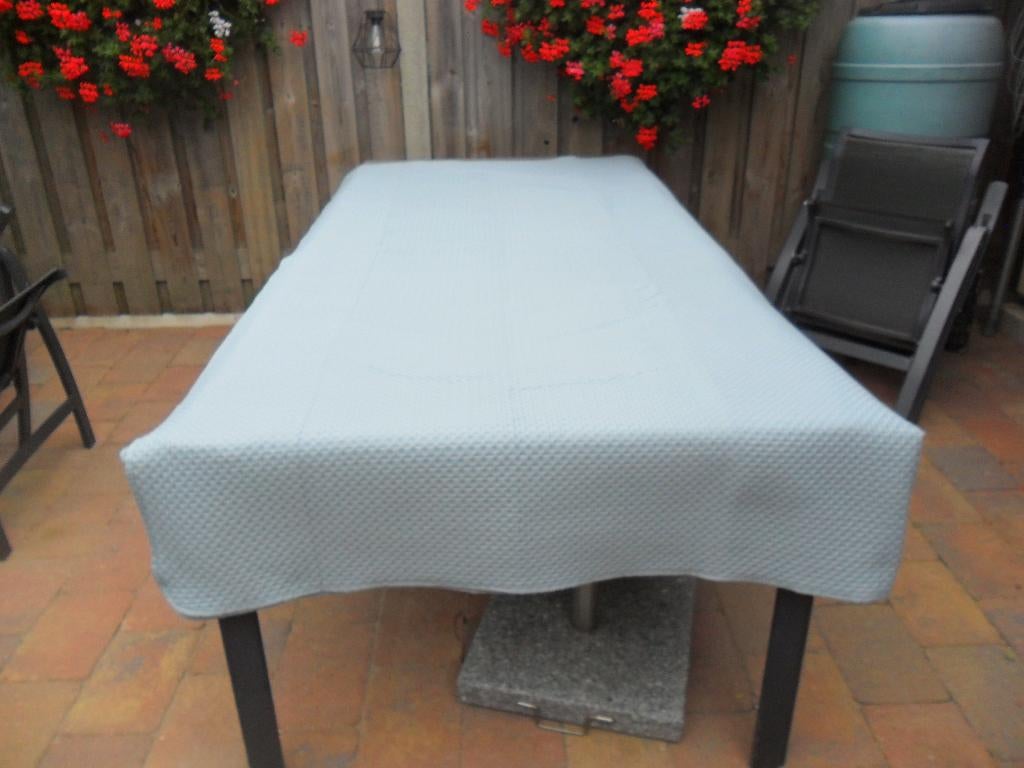 Sprei 240 x 240, Blauw, Overige typen, Tweepersoons, Ophalen of Verzenden